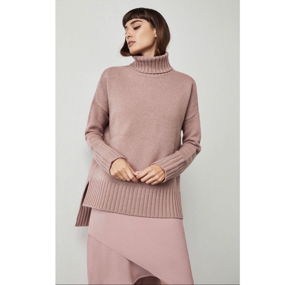 BCBG MAXAZRIA 2-Piece Sweater and Dress in Mauve